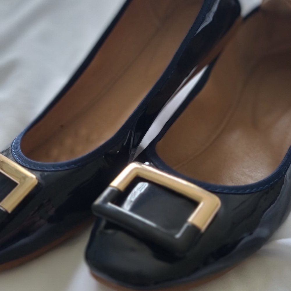 Dark Blue Flats, size 41